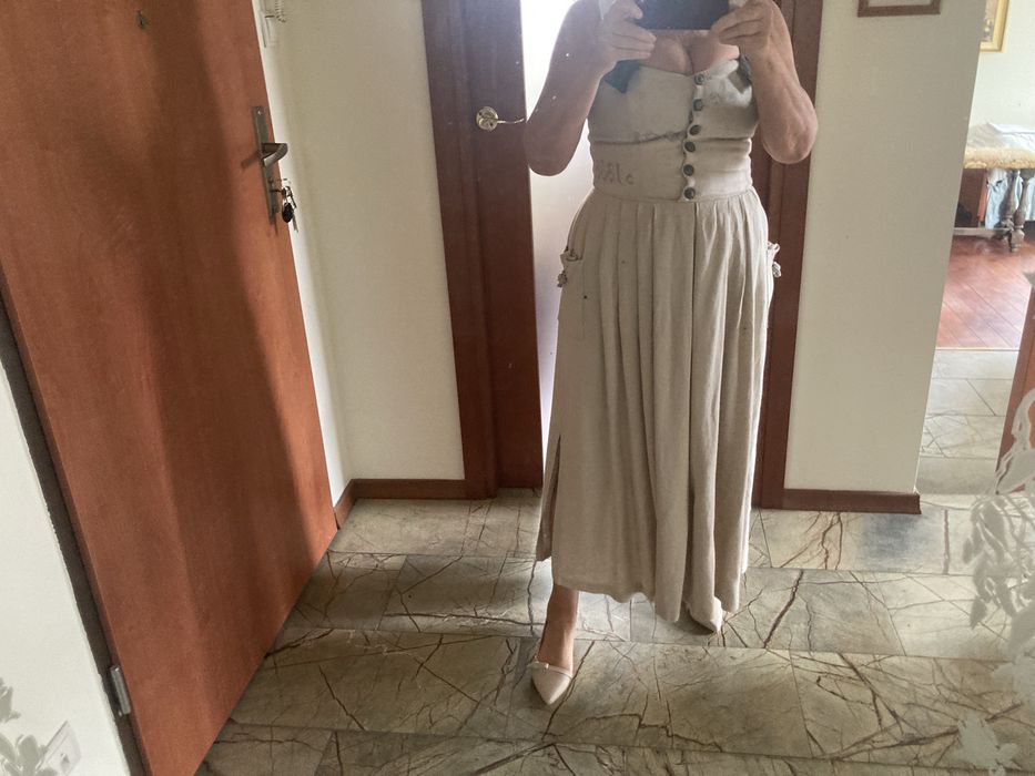 Suknia 3/4 100% lniana ze sklepu specjalistycznego w Bawarii Landhaus