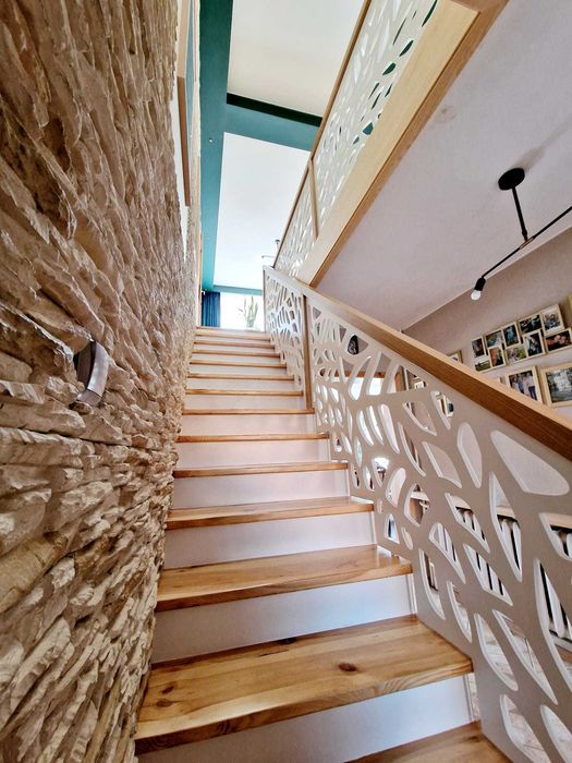 Balustrada ażurowa poręcz barierka loftowa nowoczesna antresola