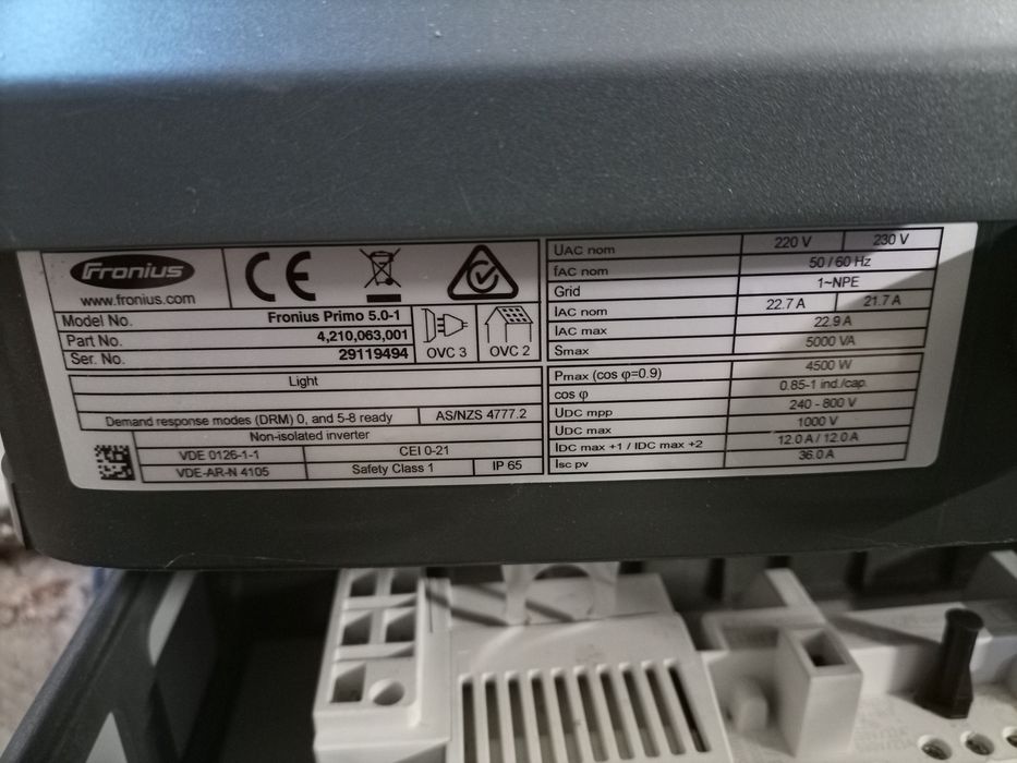 Inwertery solarne ongrid różne