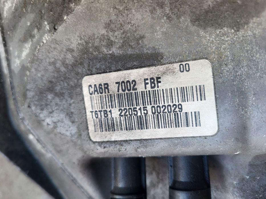 skrzynia biegów 5 1,5tdci ford fiesta mk7 vii b-max courier ca6r7002fbf