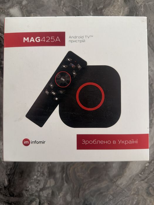 Smart TV приставка Infomir MAG425A 4K (Android TV) — Надійна та робоча