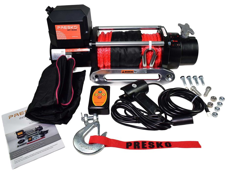 Лебідка Presko Winch PEW 12000lbs SR 12V АКЦІЯ!!!