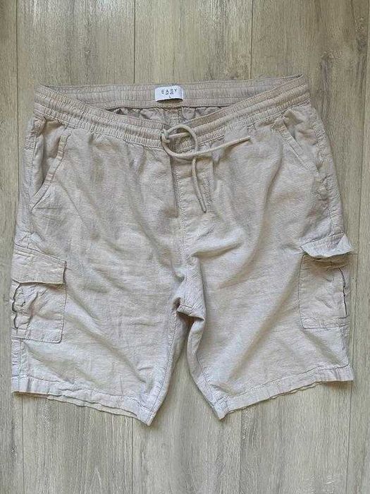 шорти бежеві чоловічі matalan льон котон