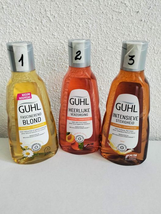 Шампунь Guhl 250 ml, гелі, засоби для маскування жовтизни фарбованого