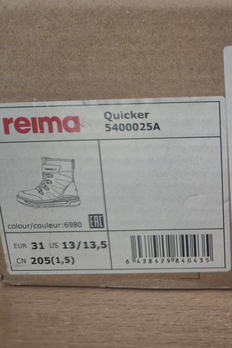 Зимові черевики Quicker Reima, 31 р