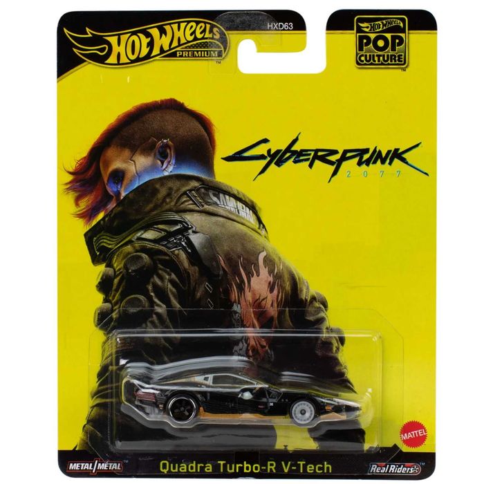 Hot Wheels Premium Quadra Turbo-R V-Tech Cyberpunk 2077
