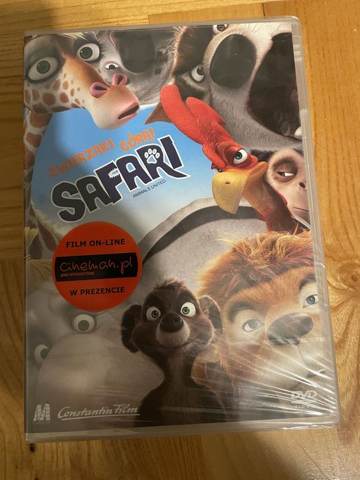 Film dvd Safari jeszcze zafoliowany