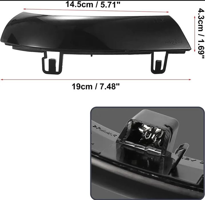 Динамічні повторювачі поворотів Led VW Golf 5 Jetta Passat Sharan Skod