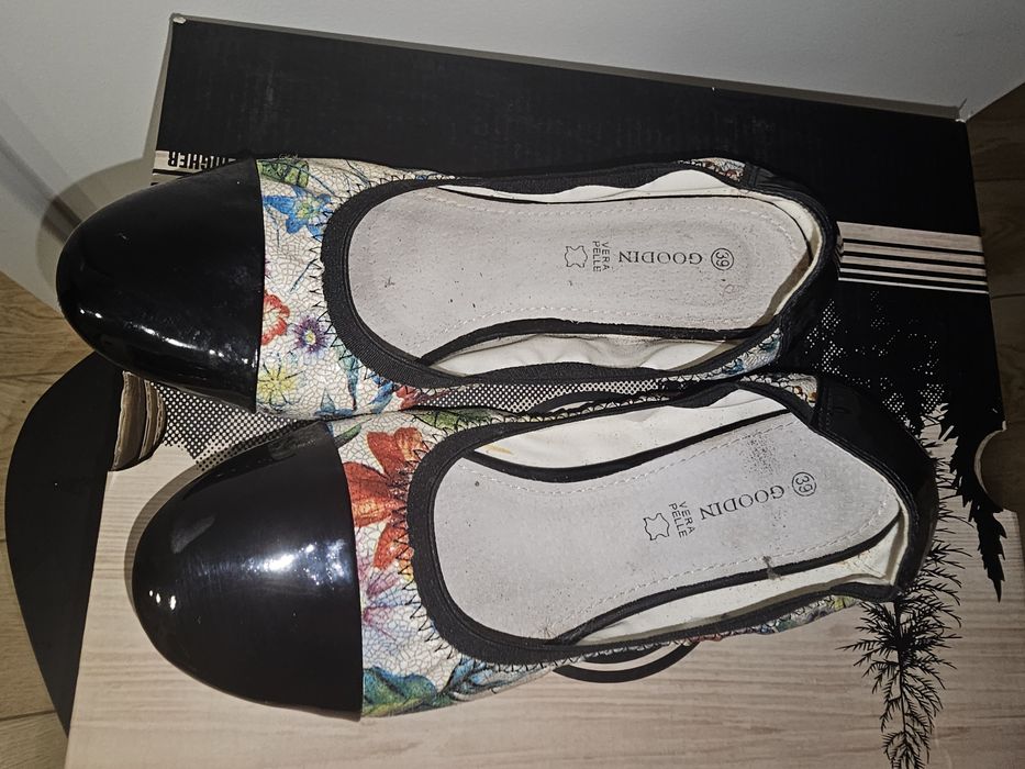 Baleriny w kwiatuszki