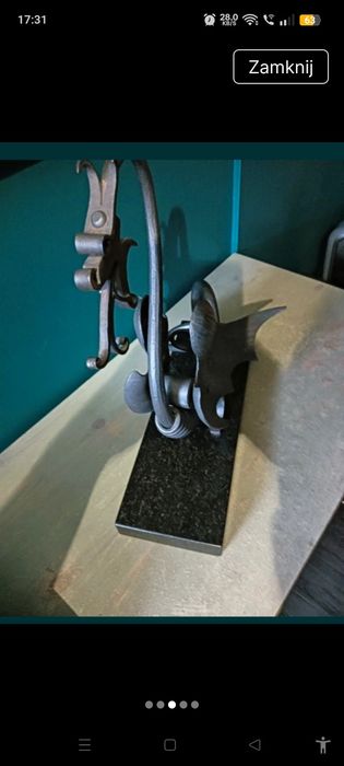Kowalstwo artystyczne, figura Smok Strachota