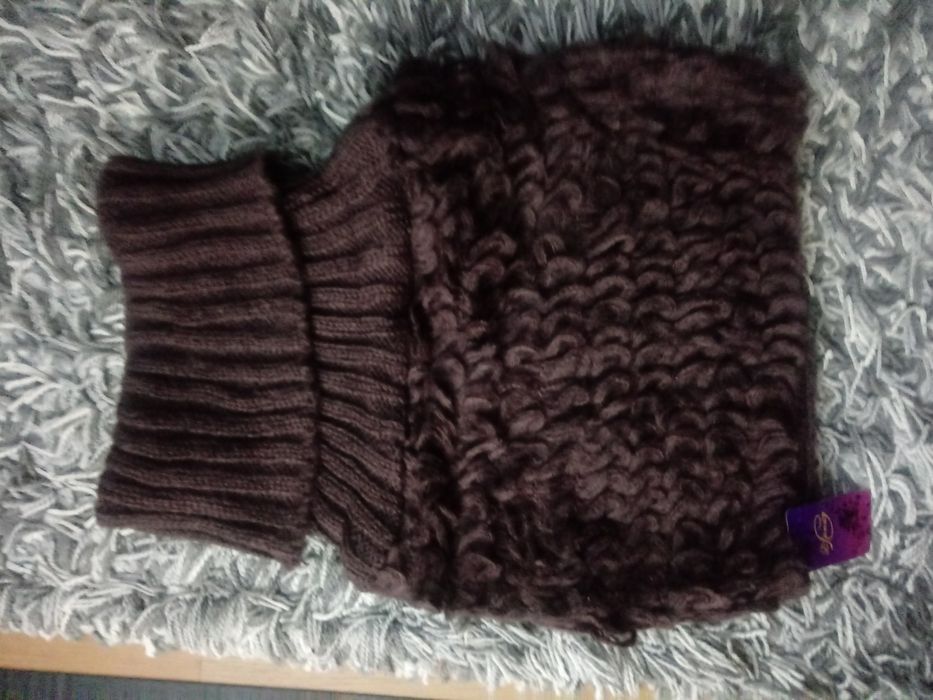 Komin szal fałszywy golf damski