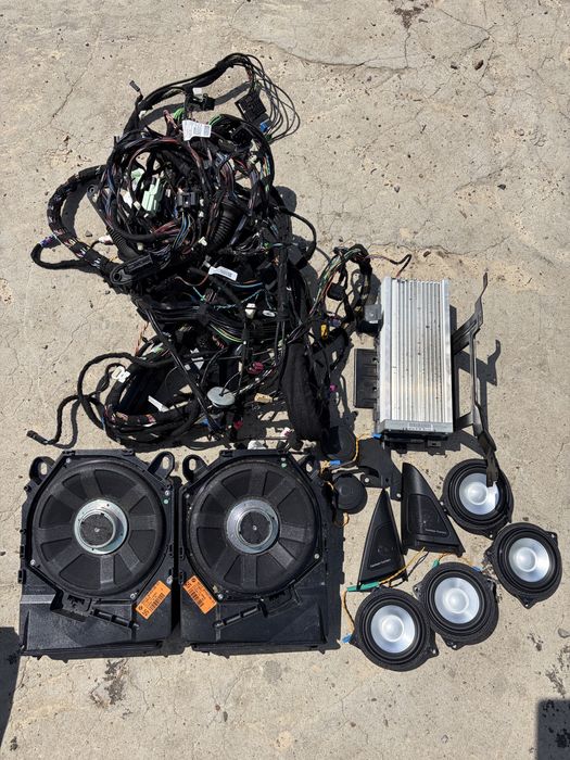 Naglosnienie zestaw bmw e93 cabrio Harman/Kardon glosniki wsmacniacz wiazka komplet H/K Logic7
