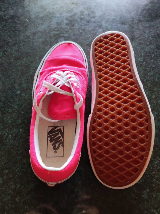 Trampki VANS różowe neonowe 36