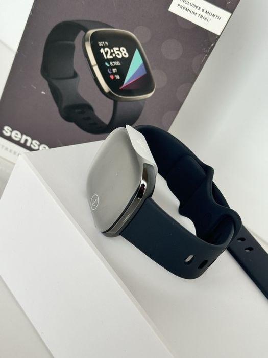 Смарт годинник Fitbit Sense Carbon/Graphite Stainless Steel FB512BKBK
