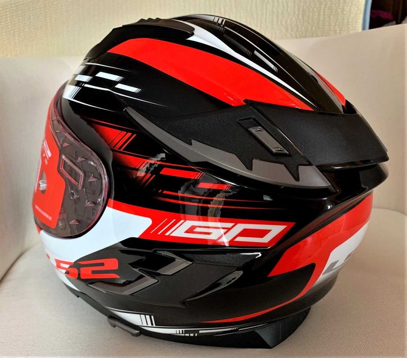 Capacete NOVO LS2 FF327 Challenger GP Carbono/Kevlar.EXTRAS.Tam XS