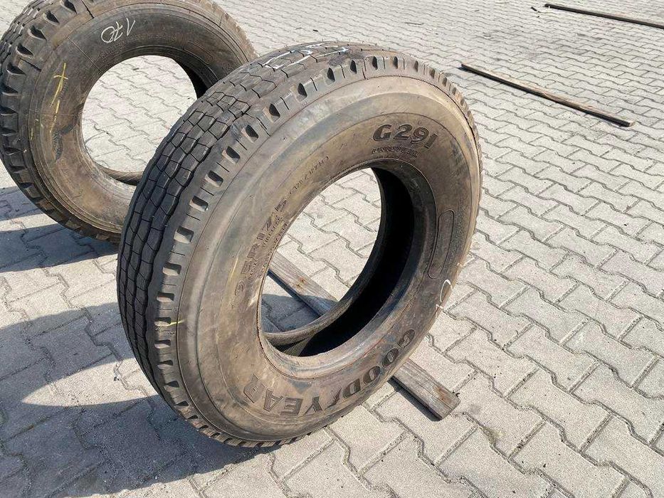 Opona używana ciężarowa prowadząca 9.5R17.5 GOODYEAR G291 / 100% bieżnika