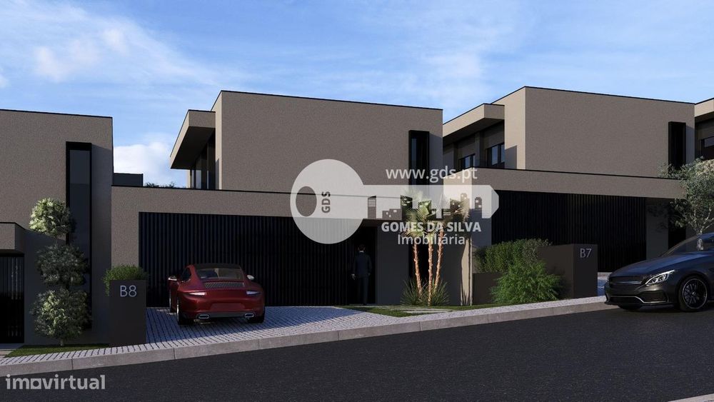 Moradia em Banda com 224 m² no Loteamento de Luxo em Águas Santas,