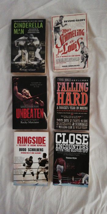 Lote de livros de boxe e Muhammad Ali (portes grátis)