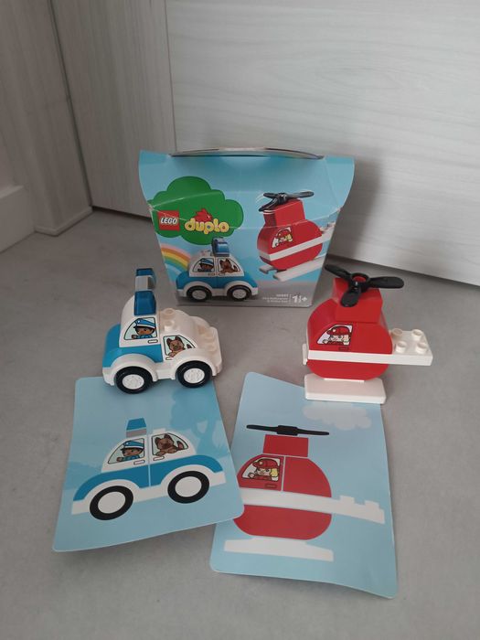 LEGO Duplo 10957 Helikopter strażacki i radiowóz
