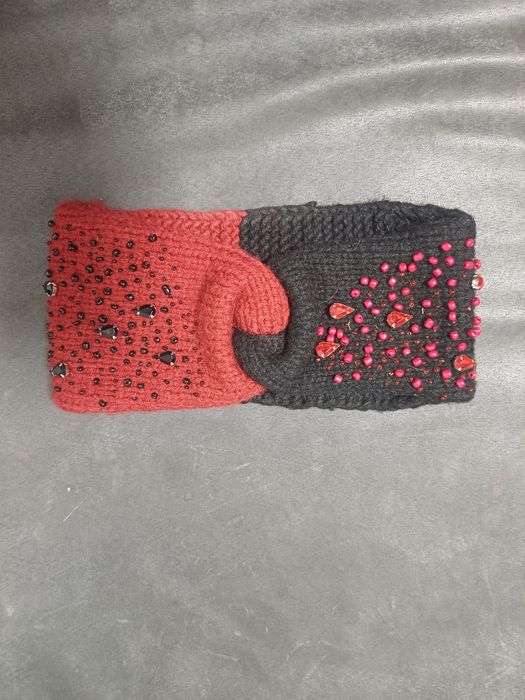 Вязаная повязка- чалма