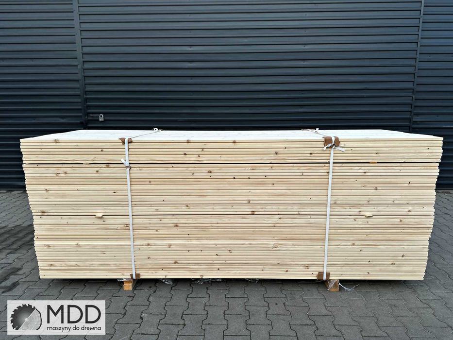 Deska podłogowa dwustronna, stropopodłoga świerkowa gr. 42 mm