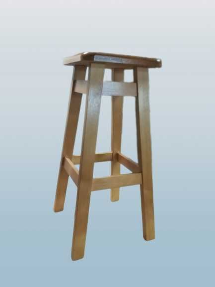 NOWY taboret stołek barowy HOKER drewniany 70 cm wysyłka transport