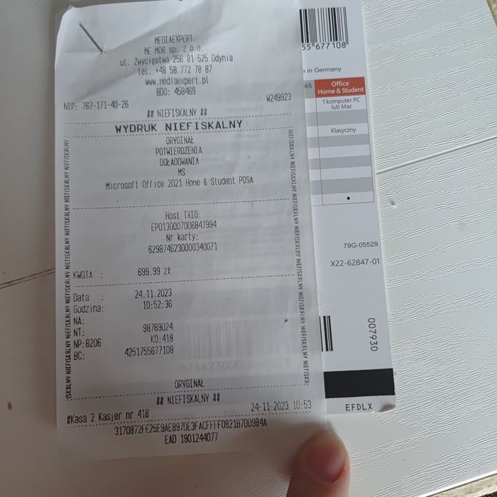 pakiet Microsoft office home & student 2021