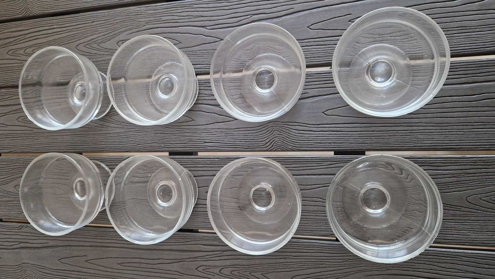 Conjunto 8 taças de vidro