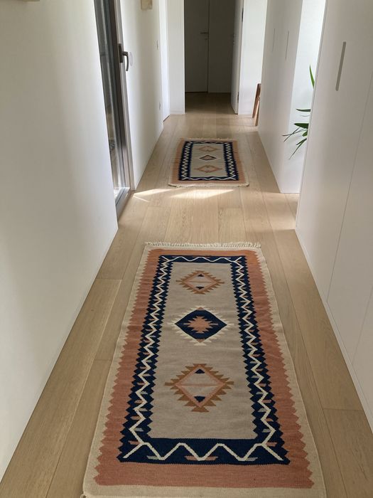 Tapetes kilim originais  :as medidas 1.65x72