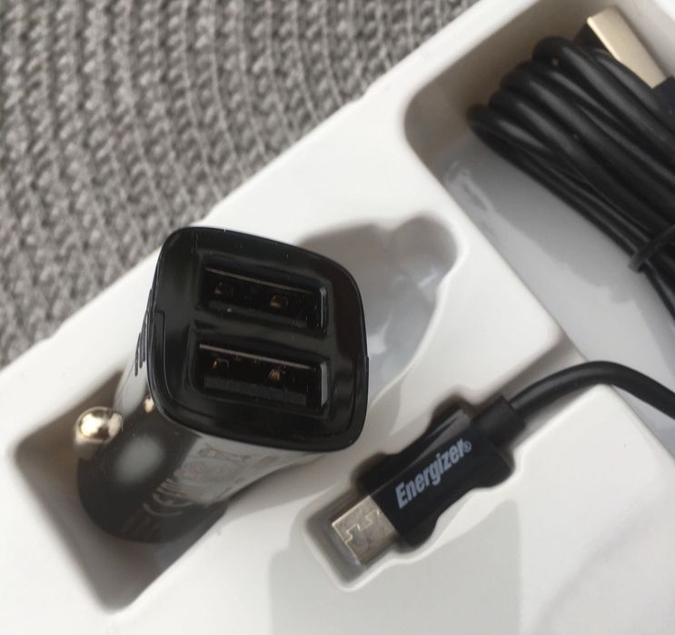 Автомобільний зарядний пристрій Energizer Ultimate 3.4A microUSB