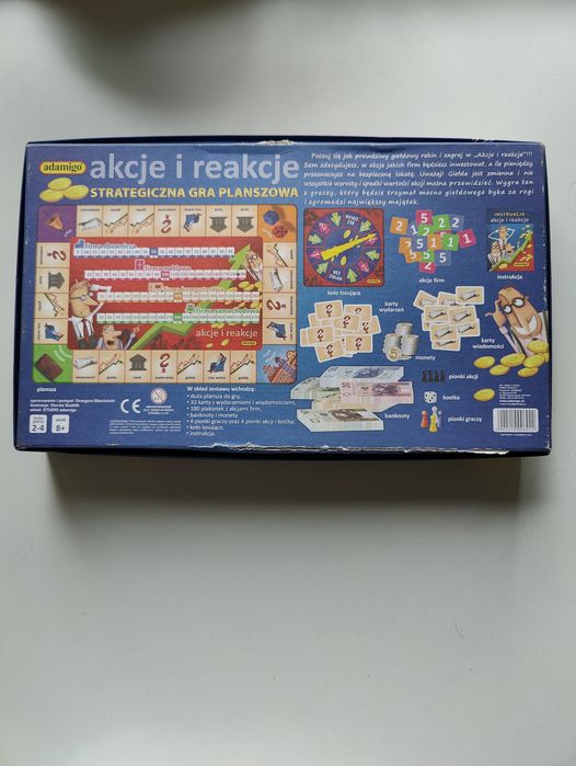 Strategiczna gra planszowa akcje i reakcje