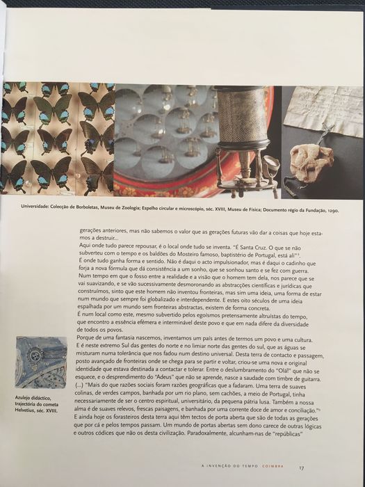 Escritos sobre a Univ. de Coimbra / Coimbra A Invenção do Tempo