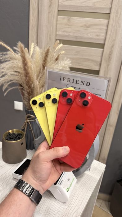 iphone 14 plus 128/256gb red/yellow