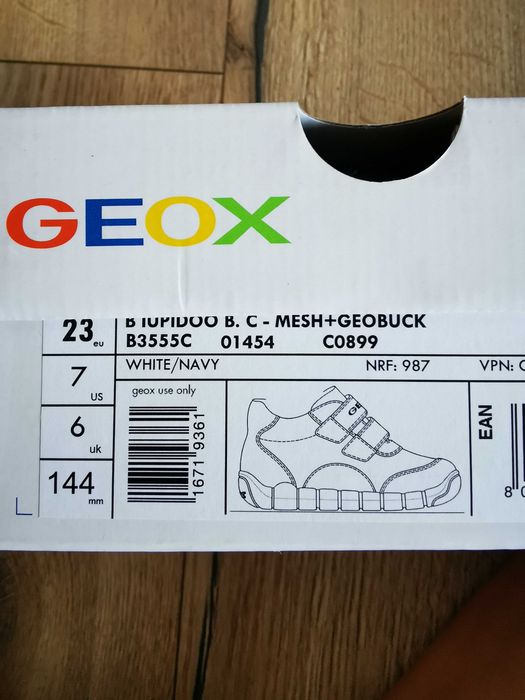 Geox sneakers size 23