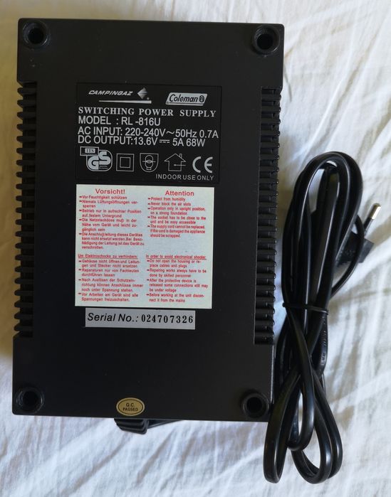 Konwerter Campingaz 230V/12V do chłodziarek elektrycznych