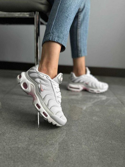 Кросівки Nike Air Max TN Plus White/Gre/Pink premium