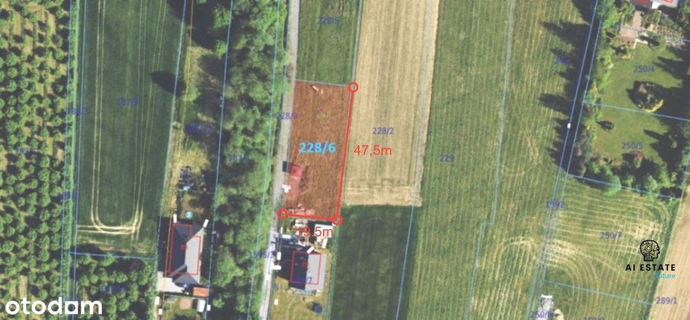 Uzbrojona działka w 926m² Janowicach