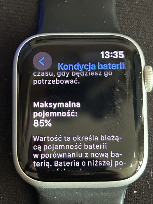 Apple watch 6 44mm 85% bateria stand bdb