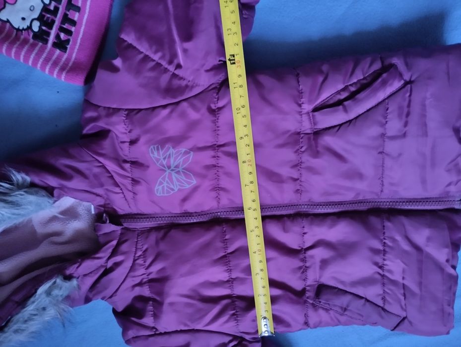 Тепла курточка на дівчинку 2-4 роки