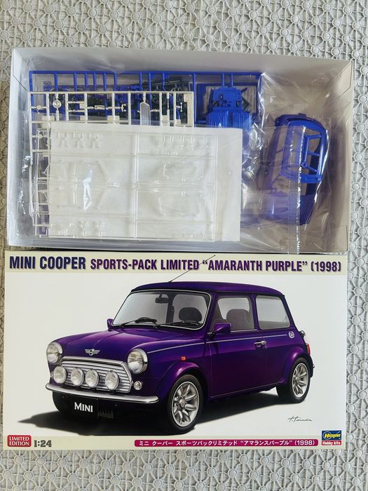 Samochód Mini Cooper model do sklejenia Hasegawa 20814