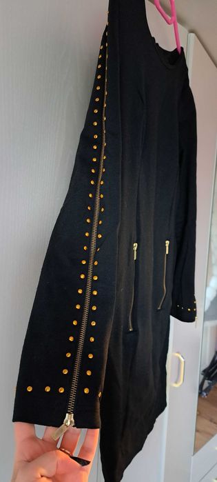 Czarna midi sukienka