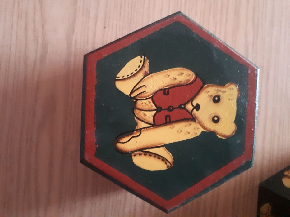 Komplet 3 drewnianych pudełek szkatułka szkatułki