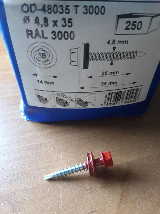 Wkręty farmery 4,8/35 4,8/55 torx 4,8/35