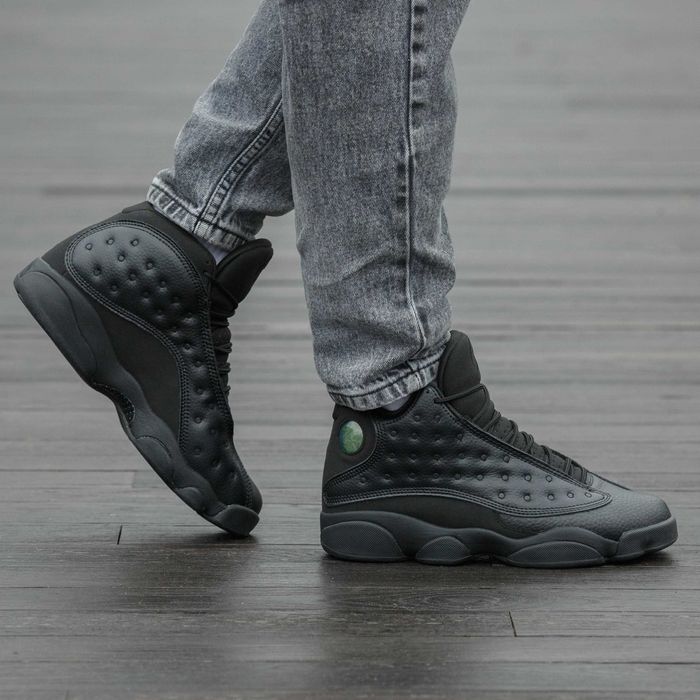 Кросівки Nike Air Jordan 13 Black Cat premium