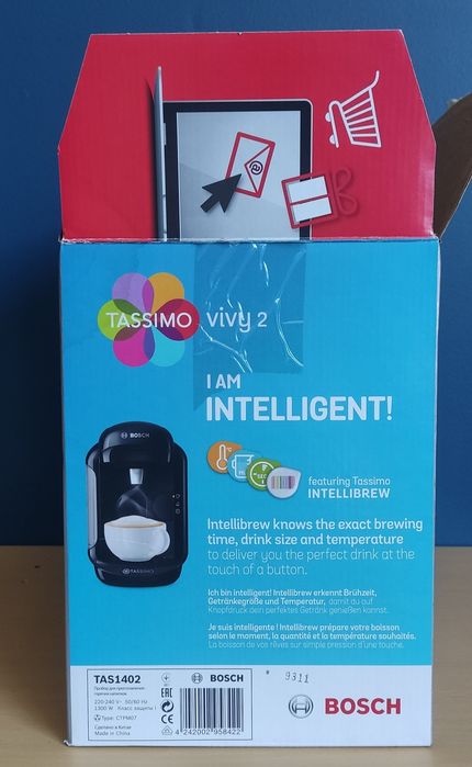 Ekspres do kawy ciśnieniowy Bosch Tassimo Vivy 2 + kapsułki GRATIS