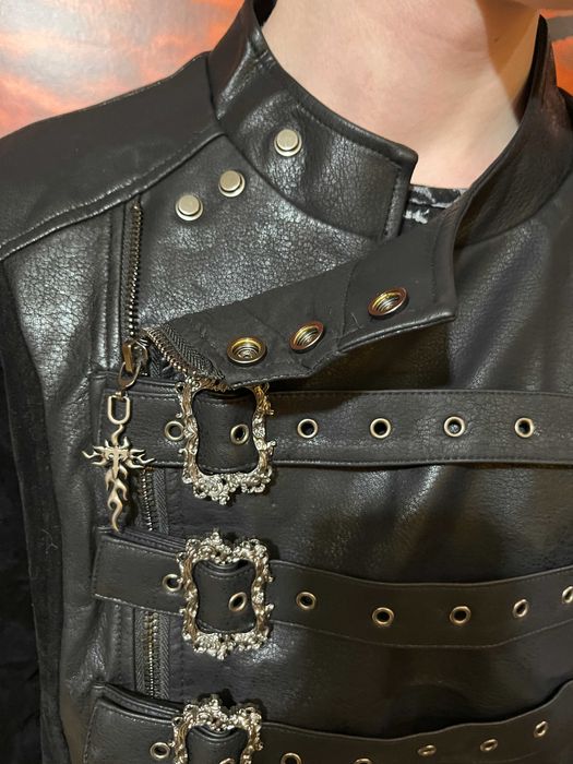 На руках! | TH4SWE Lace Up Leather Napoleon Jacket | Лучшее Качество!