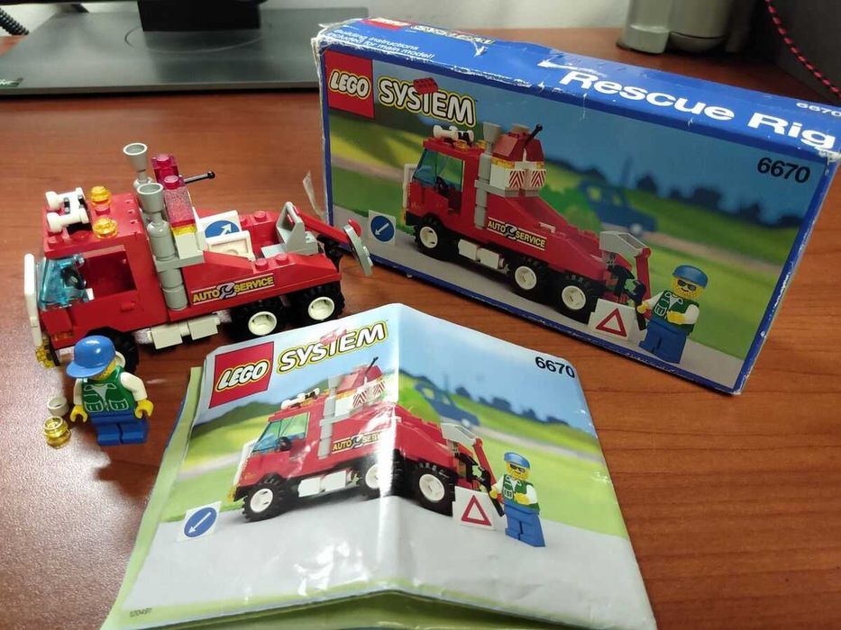 LEGO 6670 Rescue Rig Holownik pudełko instrukcja + 6400/6406 Go Kart