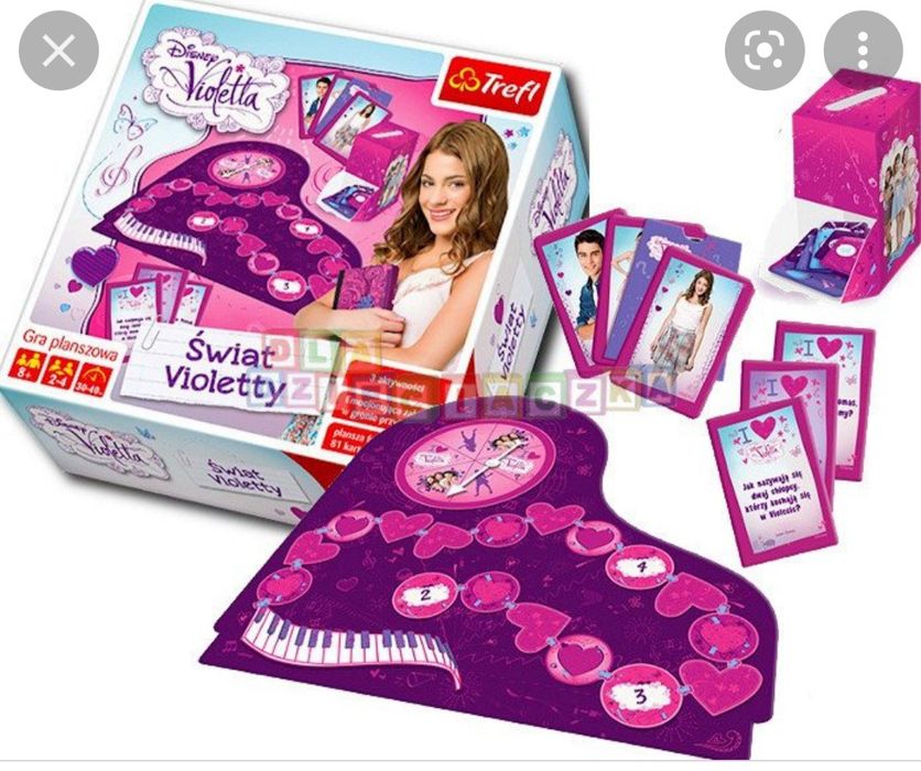 Gra  planszowa "Świat Violetty"
