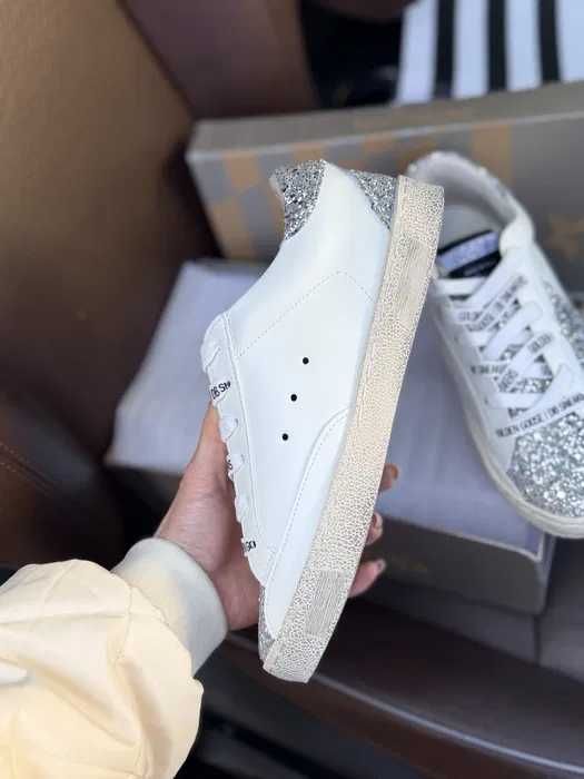 Кеди голден гус golden goose | срібні снікерси БЕЗ ПЕРЕДПЛАТИ!!!