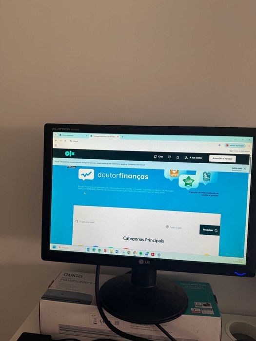 Monitor LG FLATRON W1934S-BN em perfeito funcionamento
